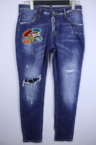 Dsquared2 blue denim - blue, cotton