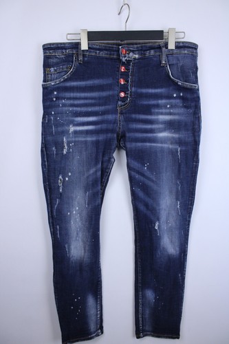 Dsquared2 blue denim - blue, cotton