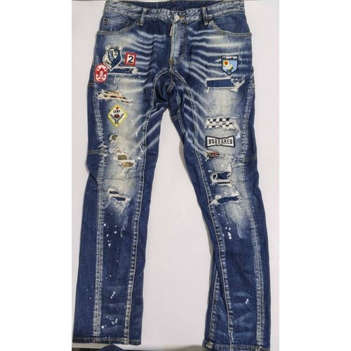Dsquared2 men distressed patch - dsquared2,