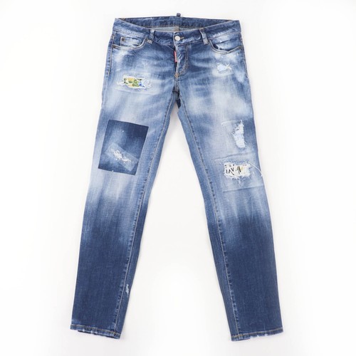 Dsquared2 cotton denim pants - dsquared2,