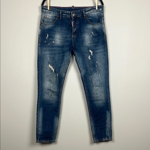 Dsquared2 blue skinny - blue,
