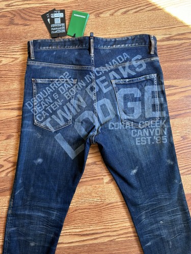 Dsquared2 men blue dark wash - dsquared2,