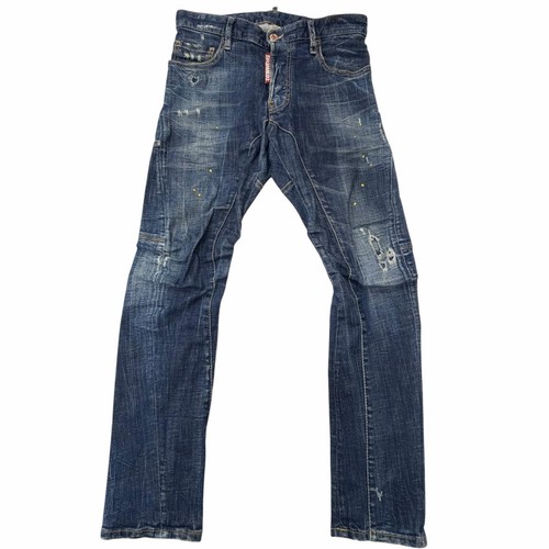 Dsquared2 cotton denim pants - dsquared2,