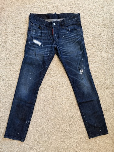 Dsquared2 dark blue stretch - blue,