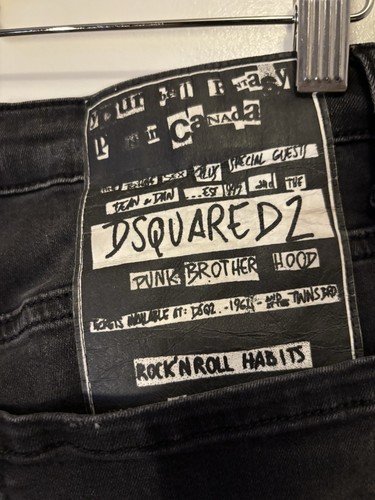 Dsquared2 biker ski - ski, black